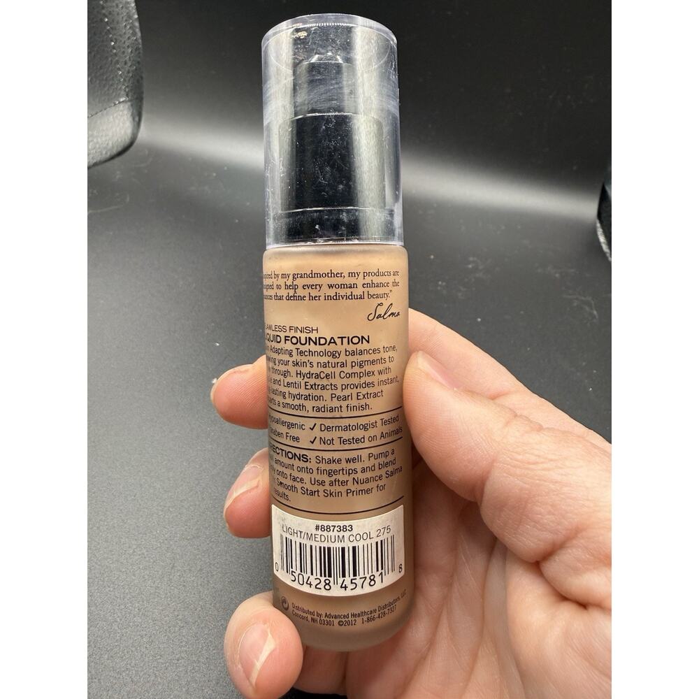 NUANCE Salma Hayek Flawless Finish Liquid Foundation 280 MEDIUM WARM